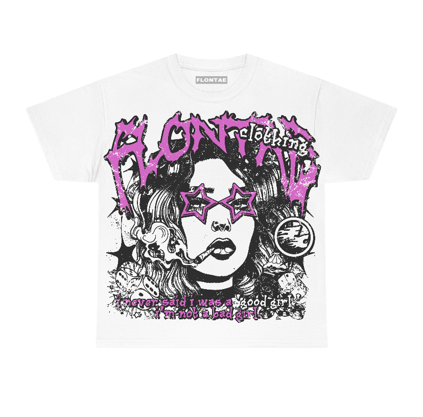 Hyper Violet 4s Flontae T-Shirt Keep Quiet Graphic