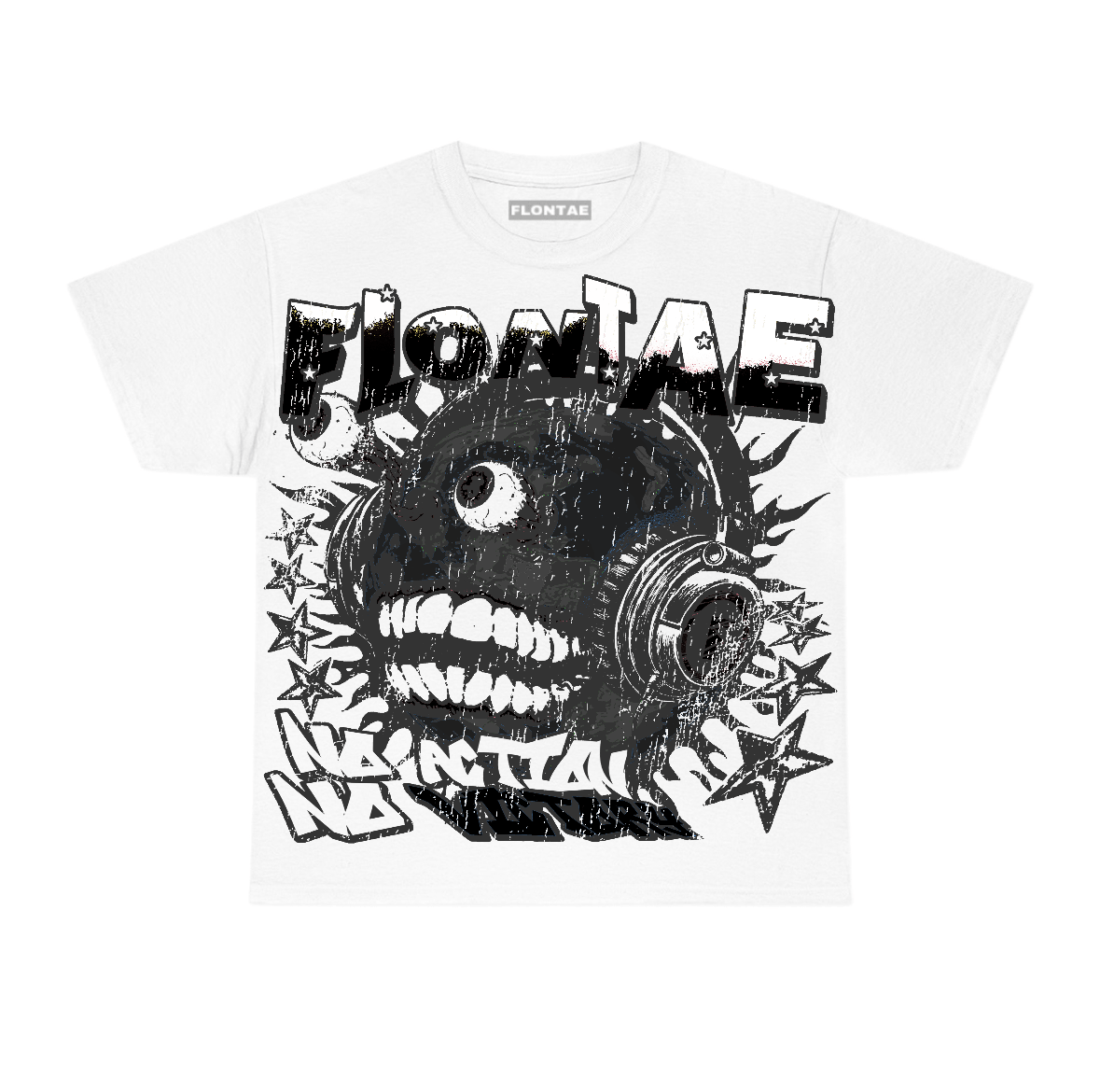 Black Cat 4s Flontae T-Shirt World Domination Graphic