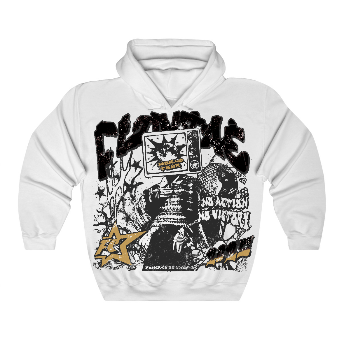 Taxi 12s Flontae Hoodie No Victory Graphic