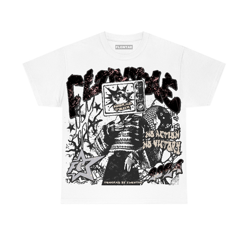 Reverse Metallic 5s Flontae T-Shirt No Victory Graphic