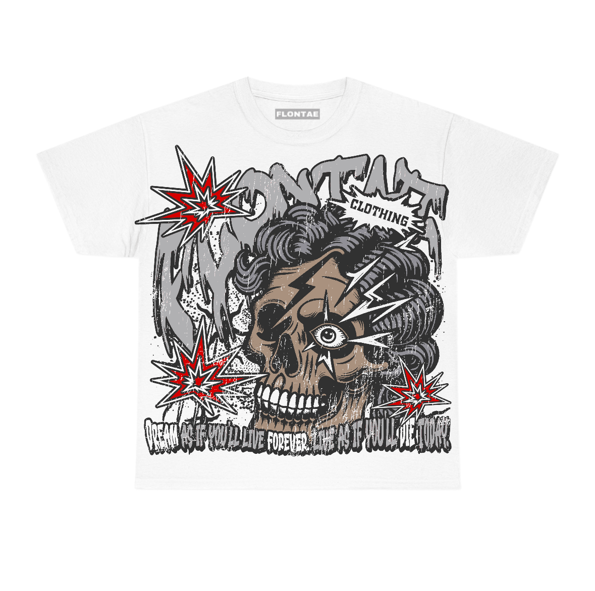 White Cement 4s Flontae T-Shirt Dream Graphic