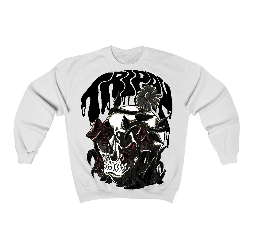 Black Cat 3s Flontae Sweatshirt Trippin Graphic