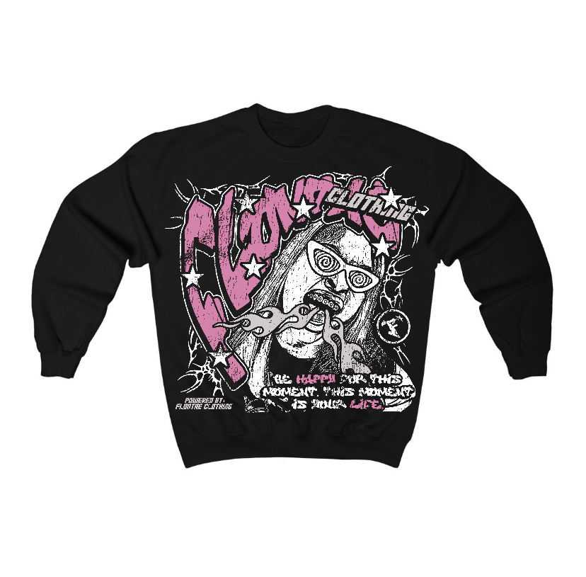 Orchid 4s Flontae Crewneck Sweatshirt Losing It Graphic