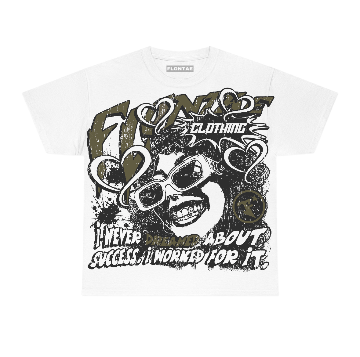 Family Affair 3s Flontae T-Shirt Never Dream Graphic