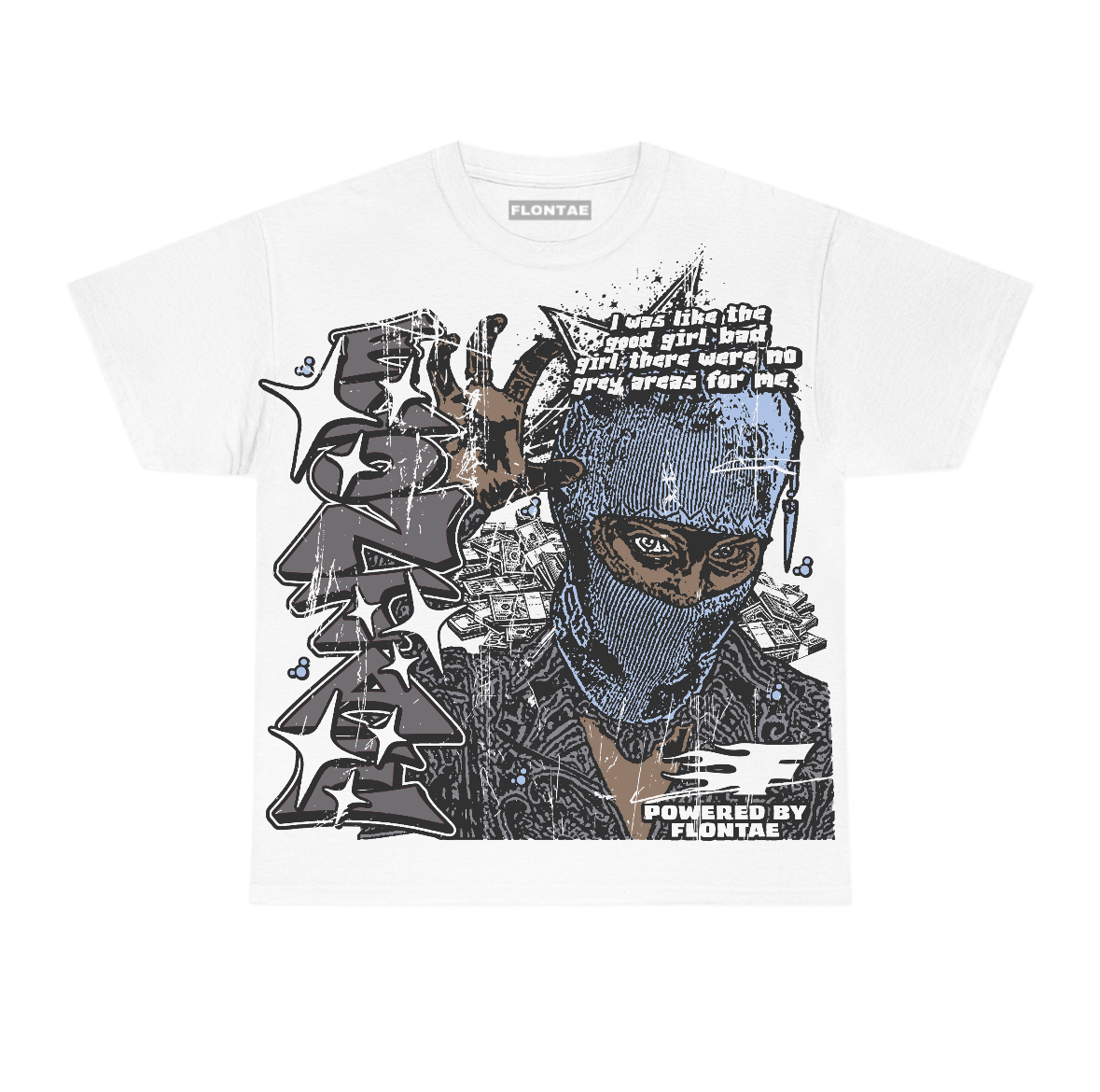 Wolf Grey 5s Flontae T-Shirt Used To This Graphic