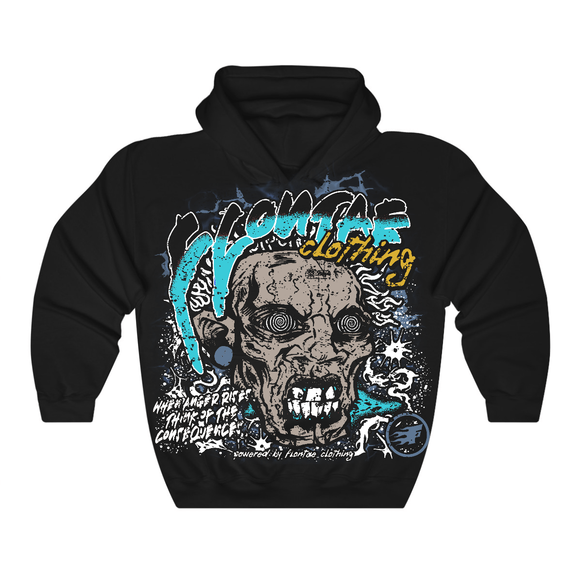 Gamma Blue 11s Flontae Hoodie Consequences Graphic