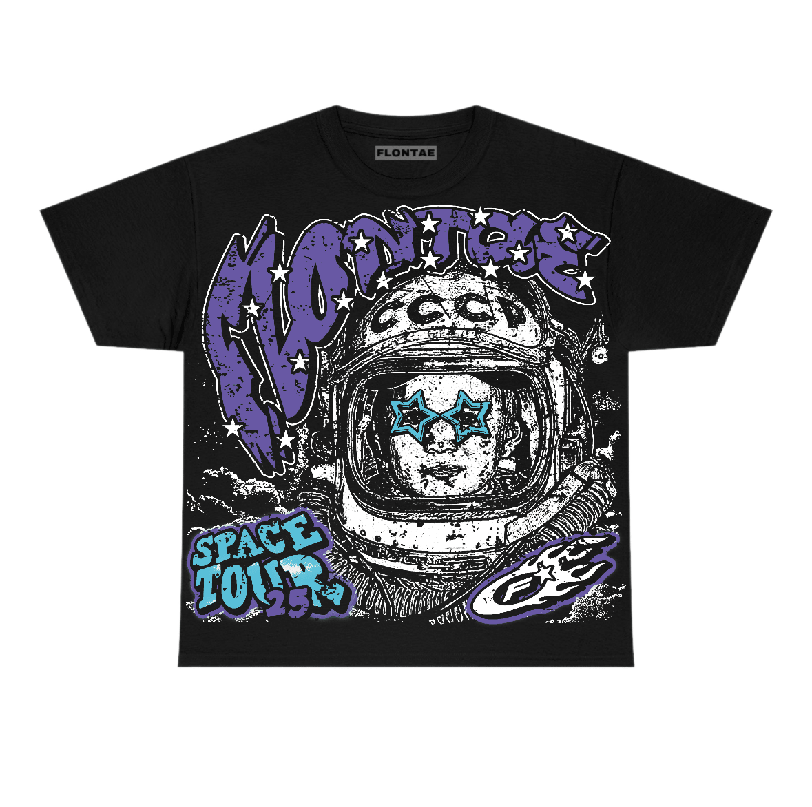 Aqua 8s Flontae T-Shirt Get Around Graphic