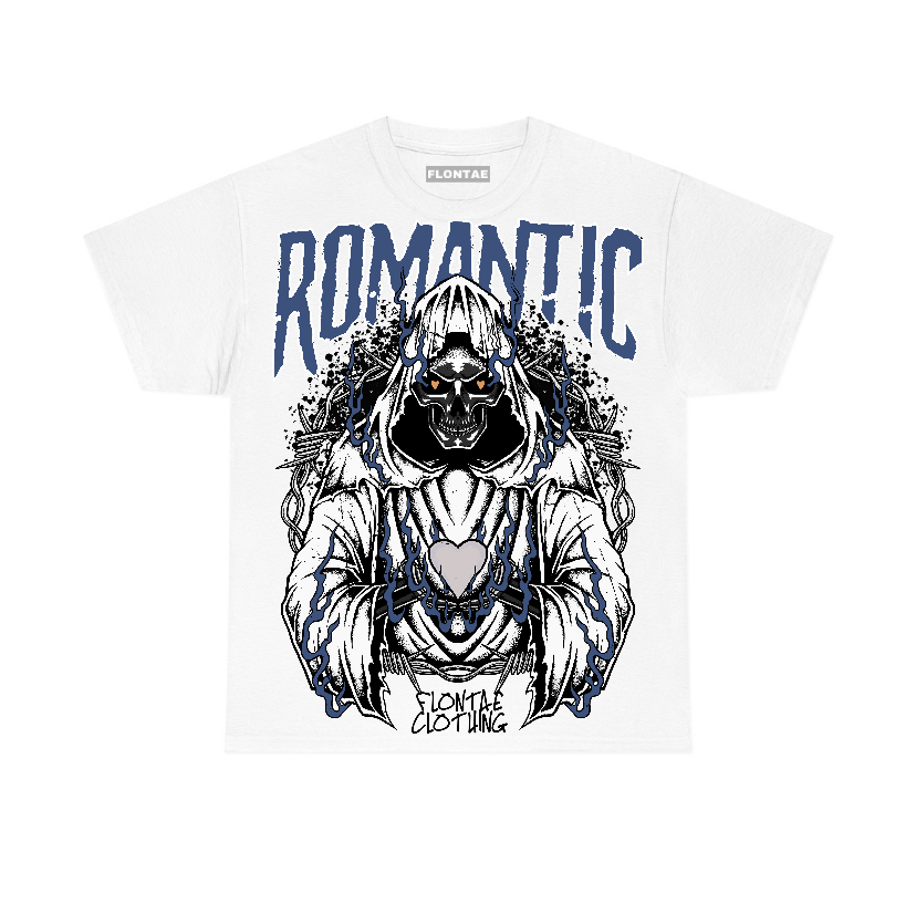 Navy 4s Flontae T-Shirt Romantic Graphic