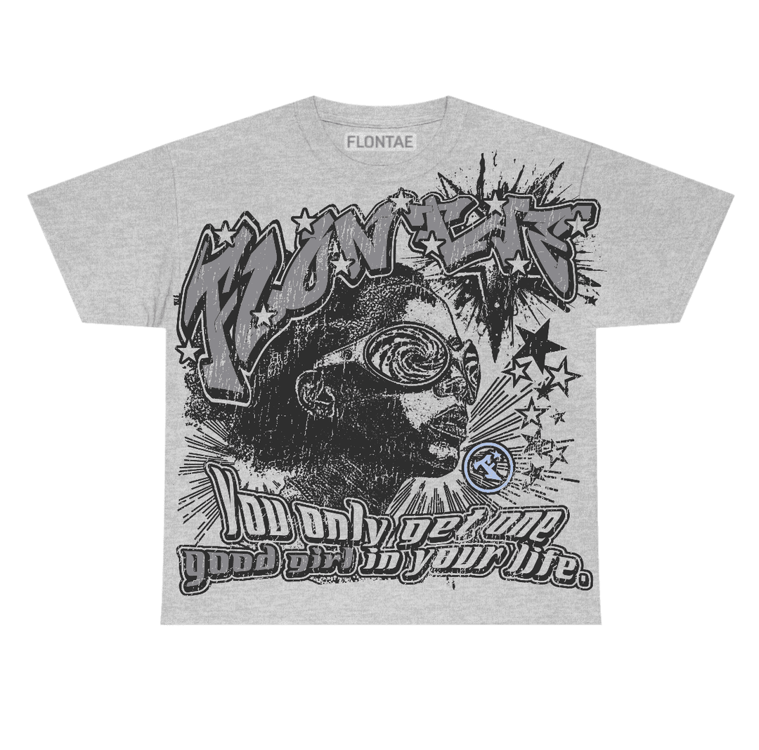 Wolf Grey 5s Flontae T-Shirt Good Girl Graphic