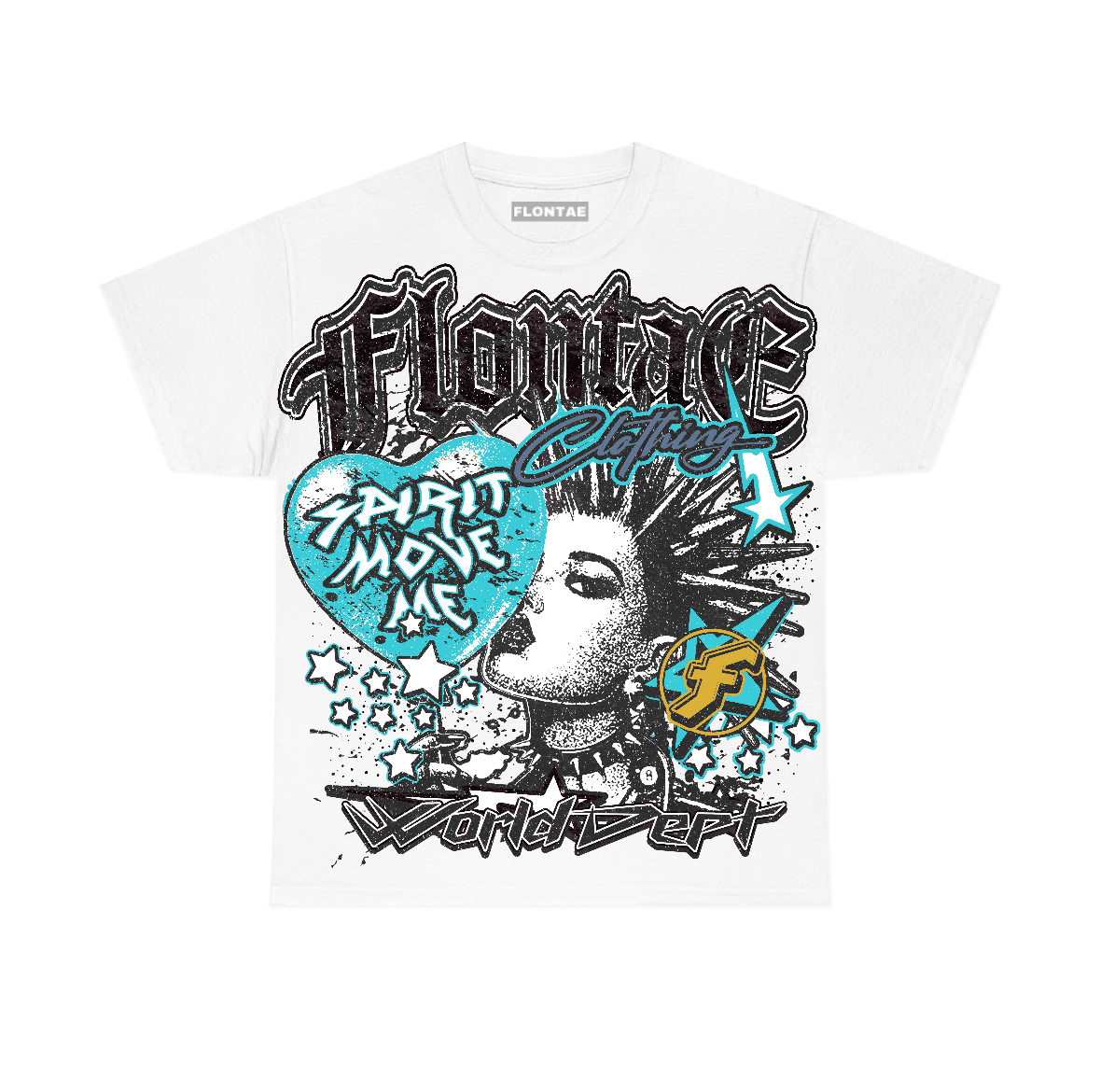 Gamma Blue 11s Flontae T-Shirt Soul Motivation Graphic
