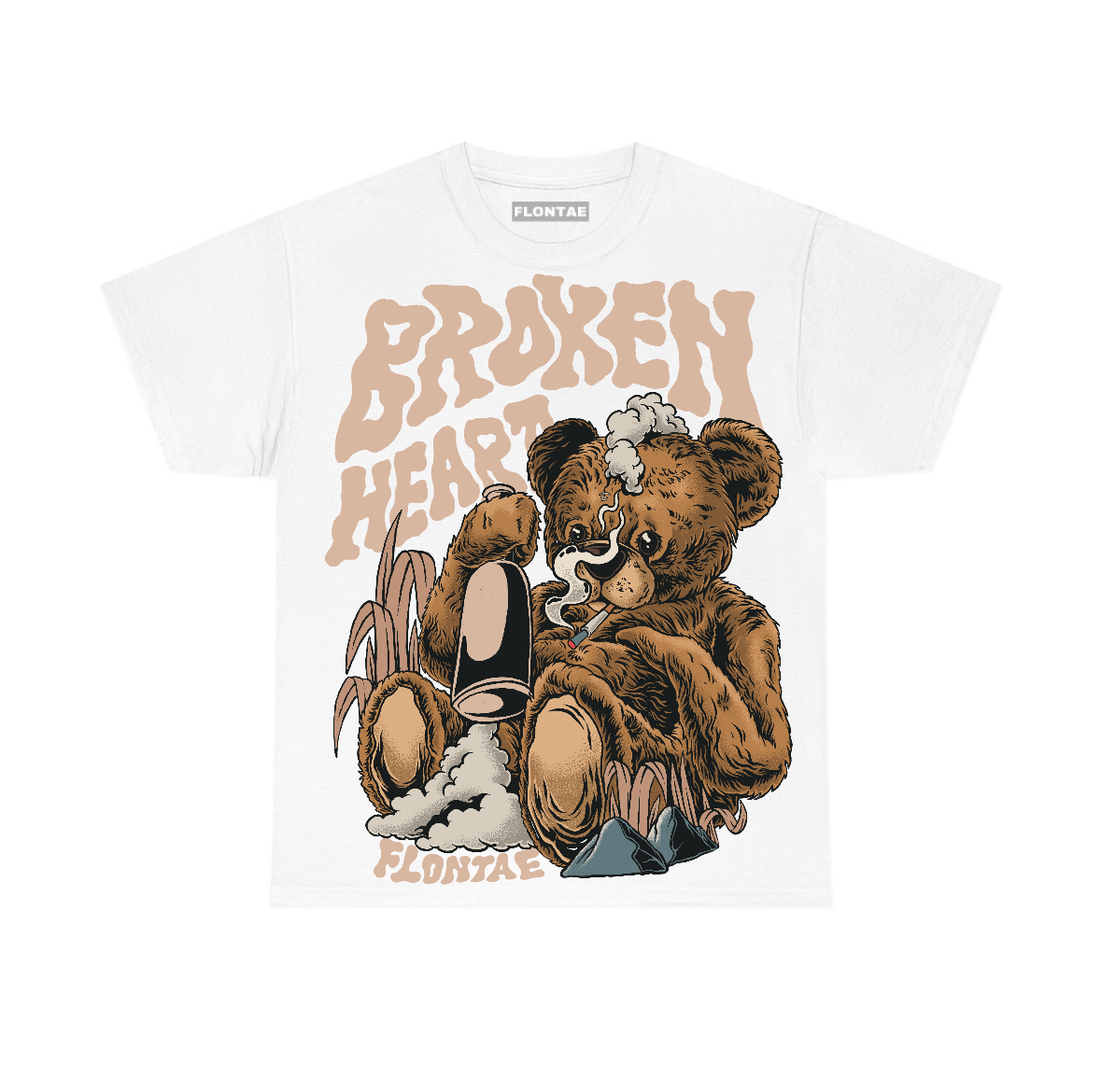Cozy Girl 4s Flontae T-Shirt Broken Heart Graphic