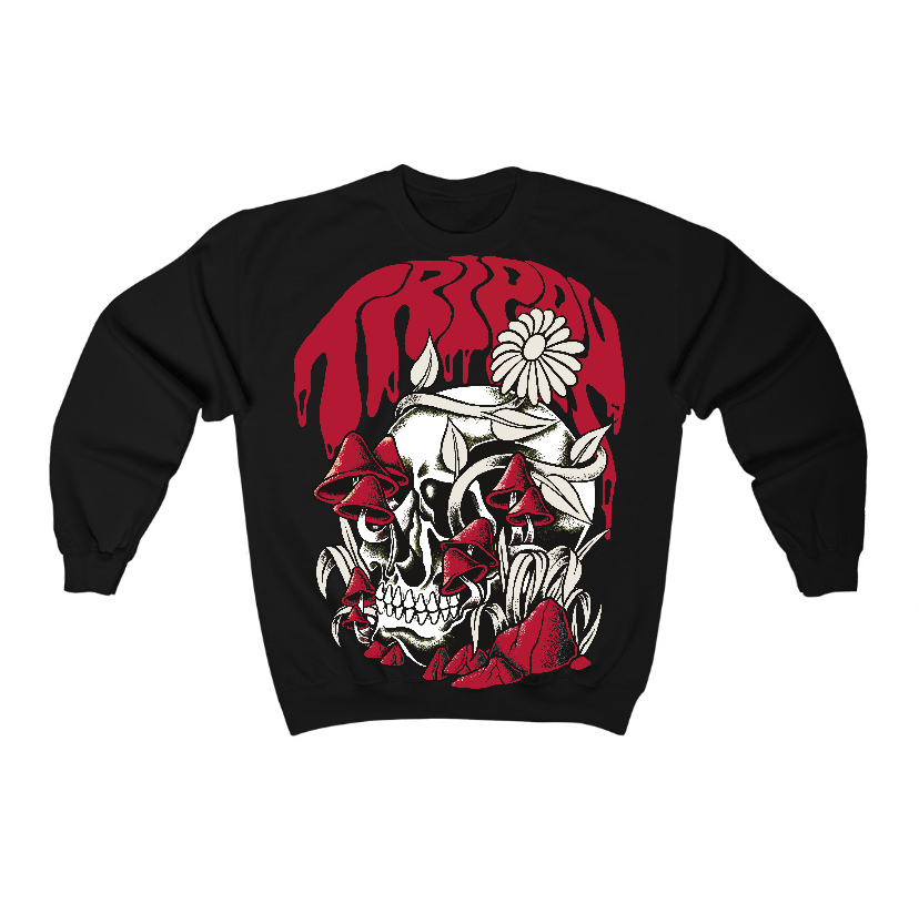 Black Toe Reimagined 1s Flontae Sweatshirt Trippin Graphic