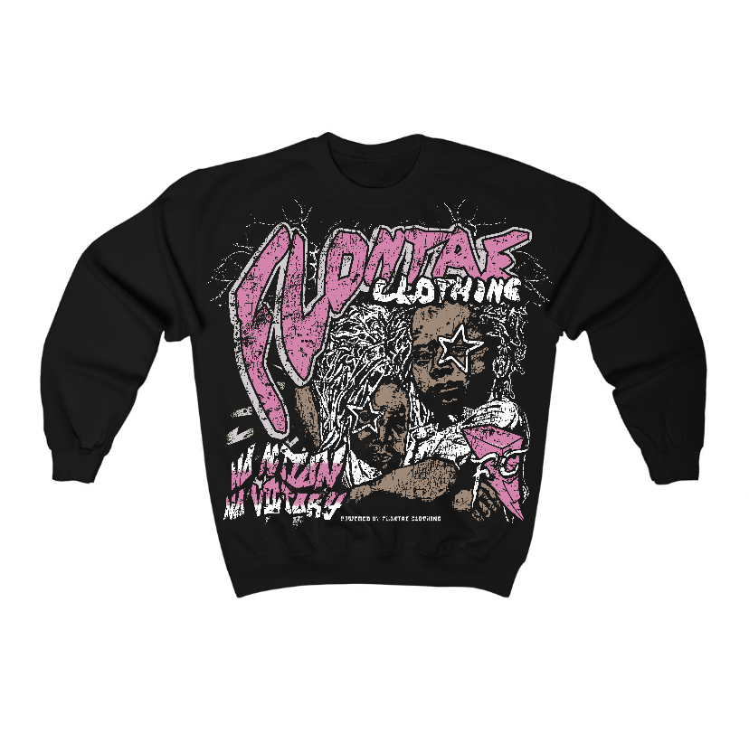 Orchid 4s Flontae Crewneck Sweatshirt No Action Graphic