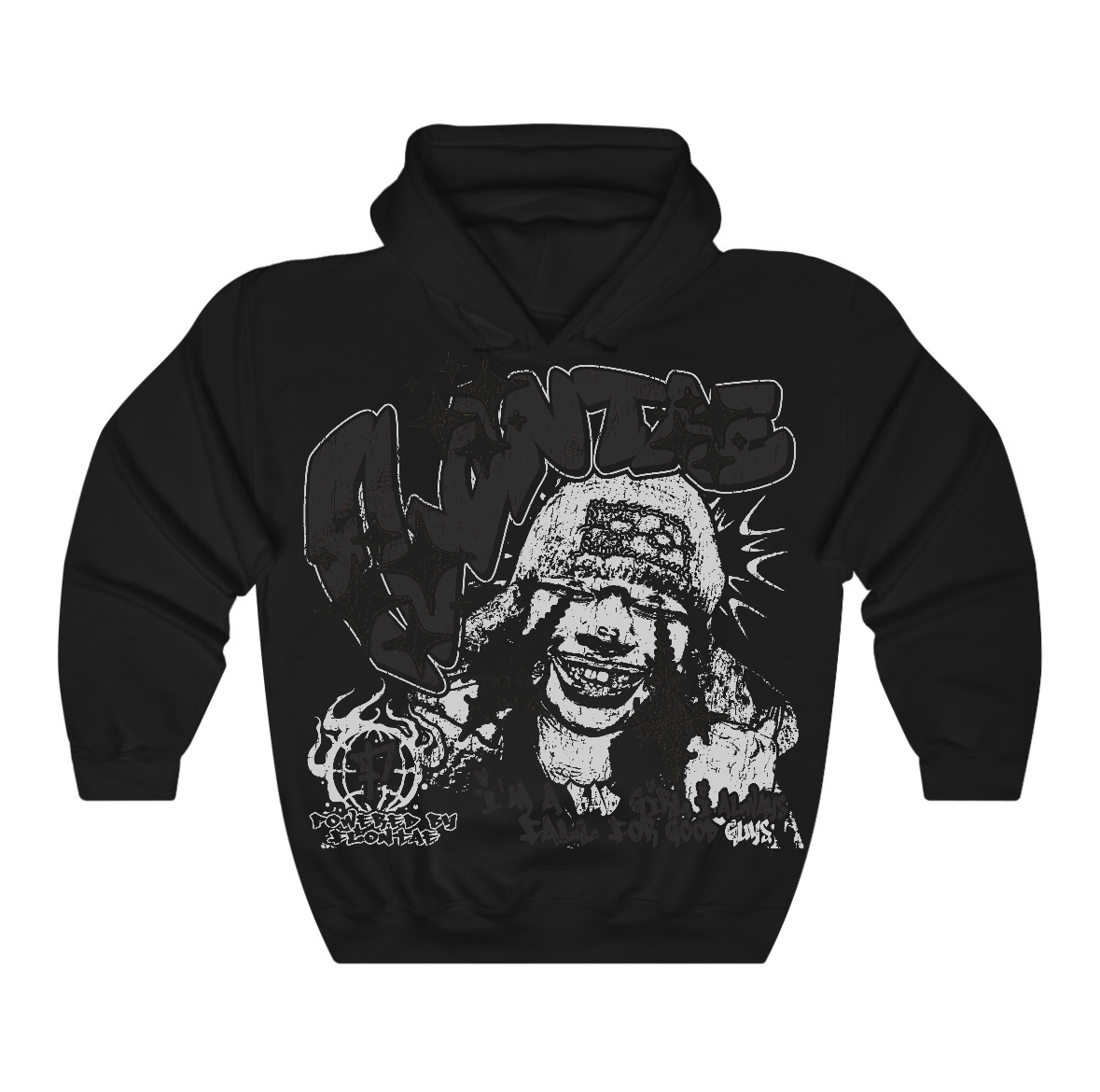 Black Cat 4s Flontae Hoodie Changed The Thought Graphic