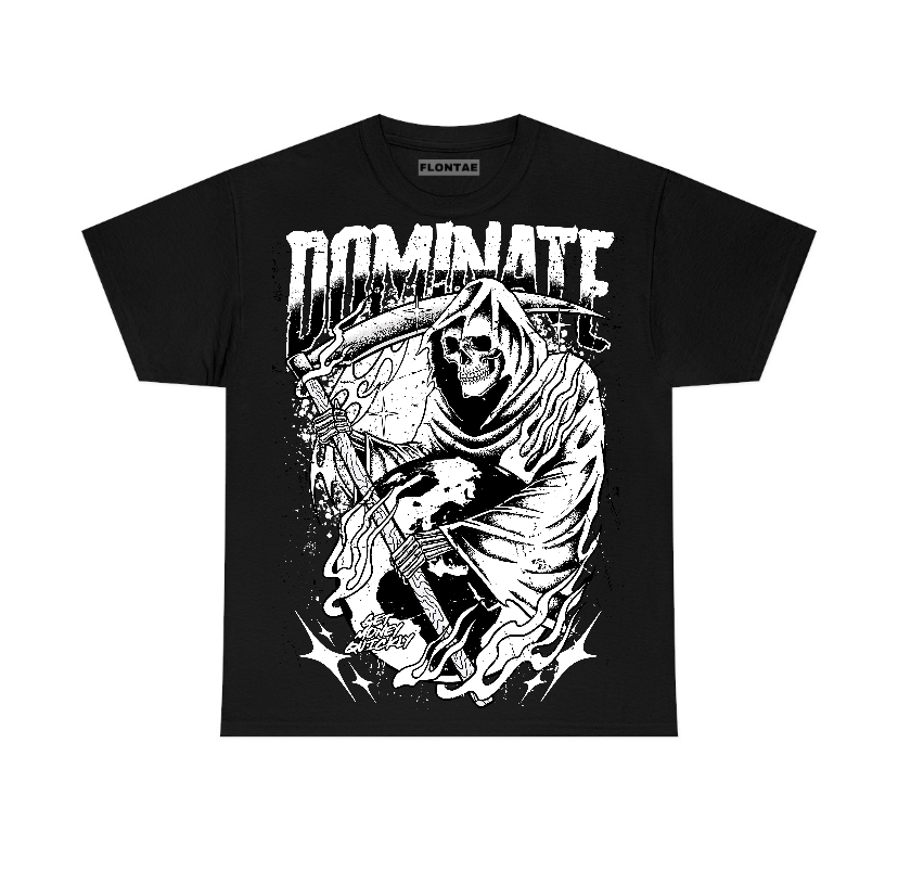 White Thunder 4s Flontae T-Shirt Dominate Graphic