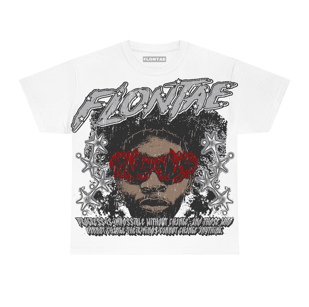 White Cement 4s Flontae T-Shirt Stay Ahead Graphic