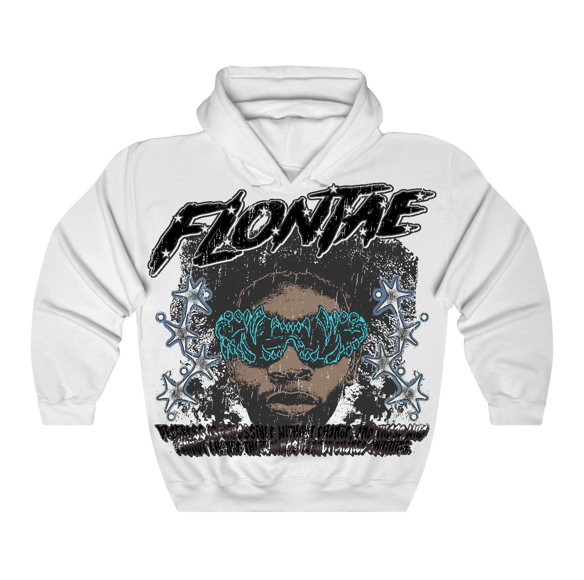 Gamma Blue 11s Flontae Hoodie Stay Hopeful Graphic