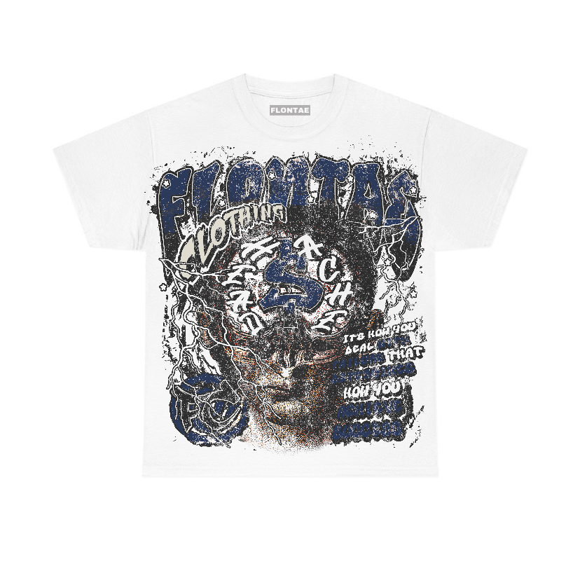 Diffused Blue 3s Flontae T-Shirt Headstorm Graphic