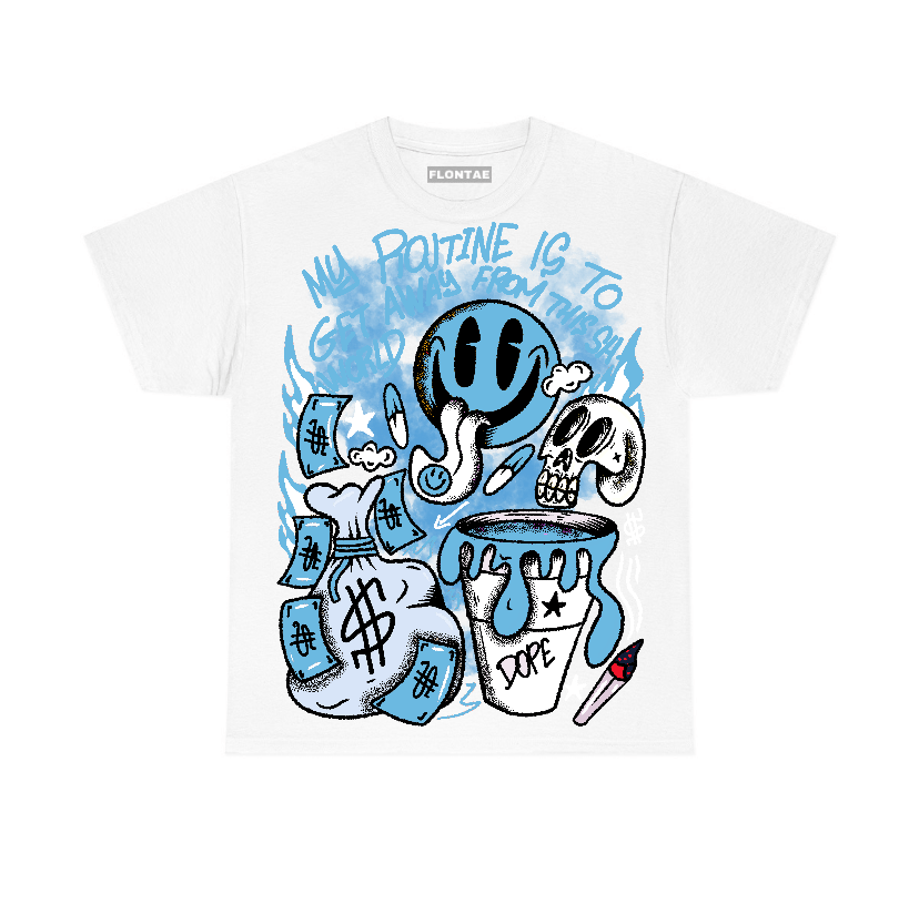 Black Cat 3s Flontae T-Shirt Never Quit Graphic