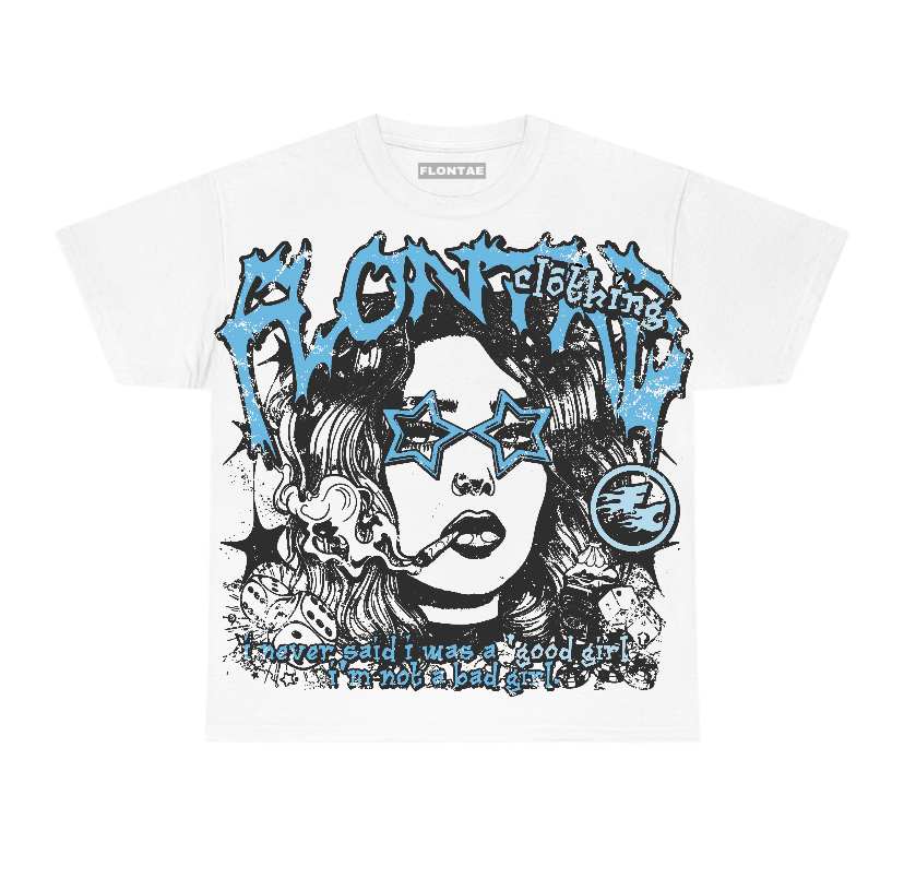 Legend Blue 11s Flontae T-Shirt Keep Quiet Graphic