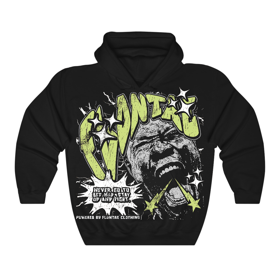 Inner Beast 11s Flontae Hoodie Never Quit Graphic