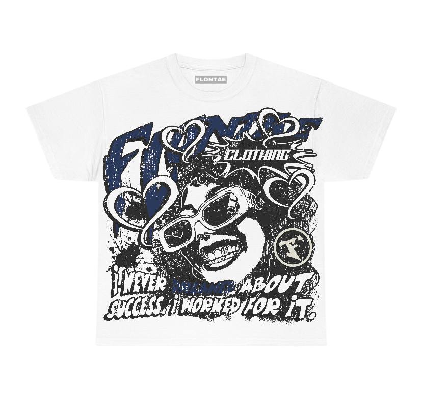 Diffused Blue 3s Flontae T-Shirt Never Dream Graphic