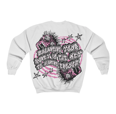 Orchid 4s Flontae Sweatshirt Balance My Heart Graphic