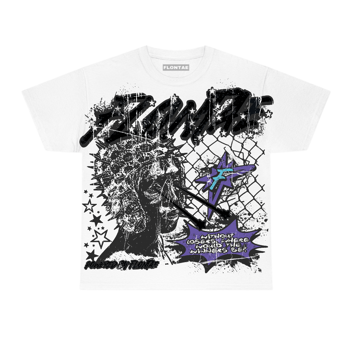 Aqua 8s Flontae T-Shirt Winners Graphic