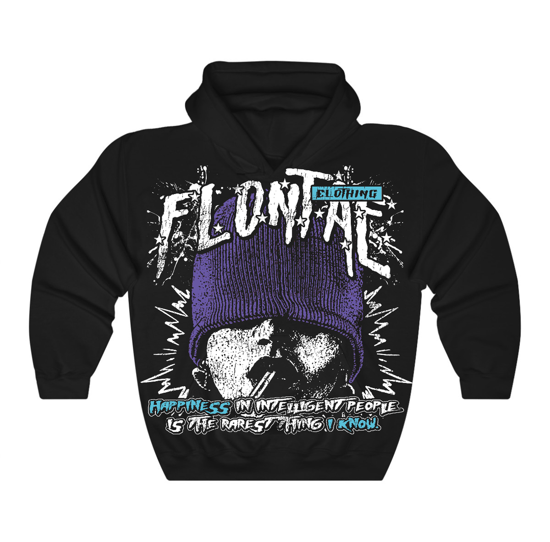 Aqua 8s Flontae Hoodie Furious Graphic