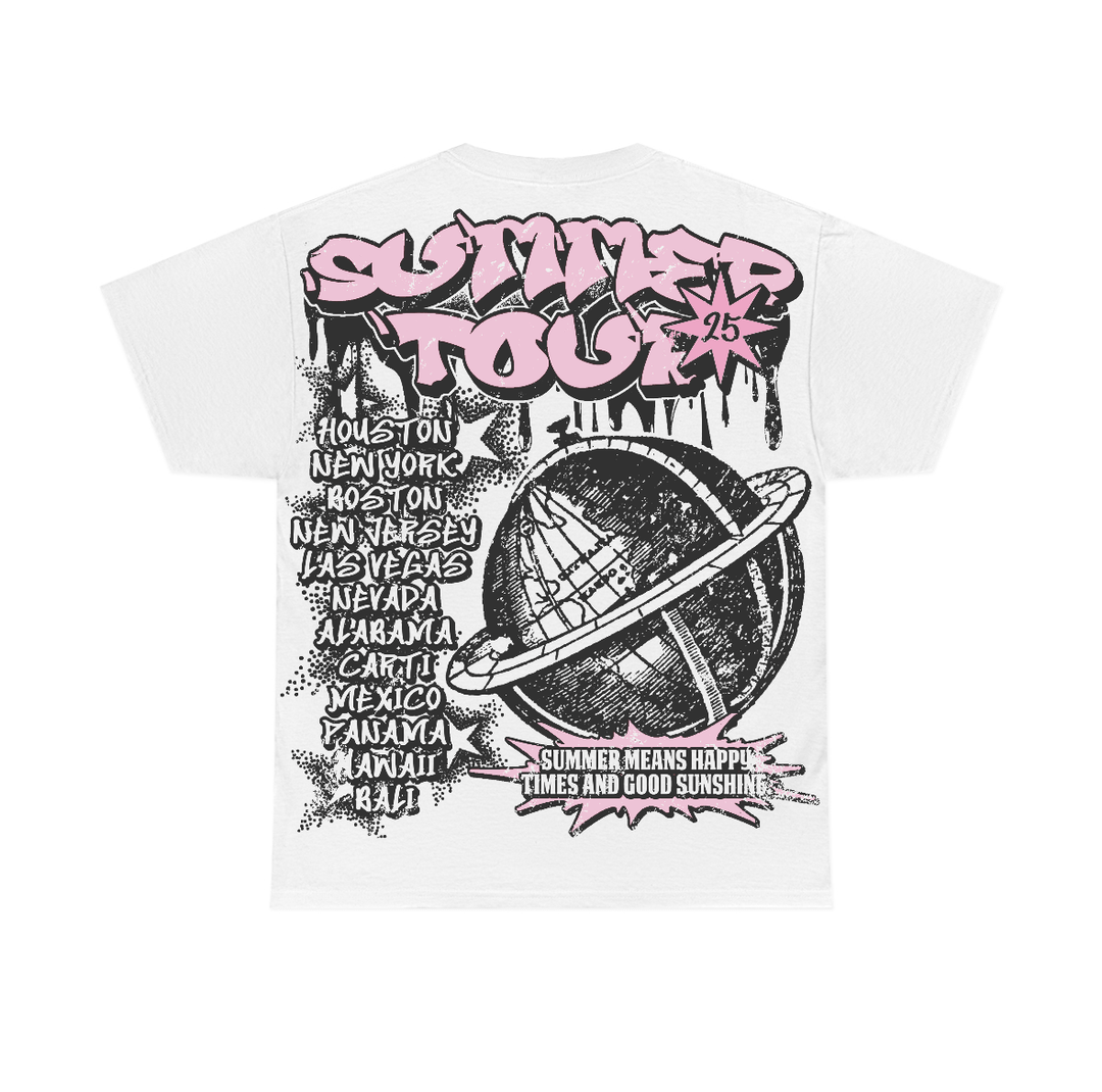 Pearl Pink 12s Flontae T-Shirt Happiness Graphic