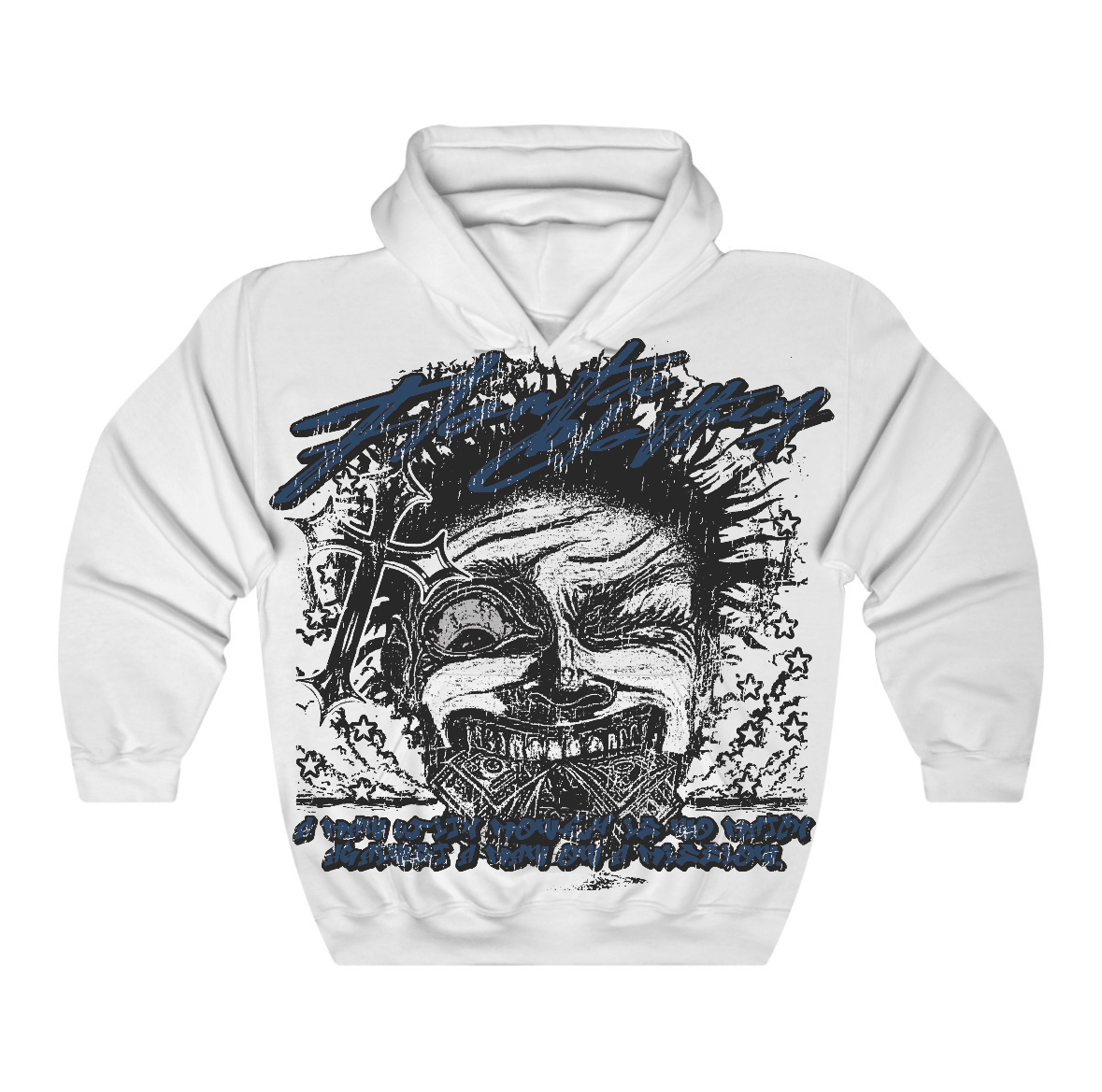 French Blue 12s Flontae Hoodie Nothing Else Graphic