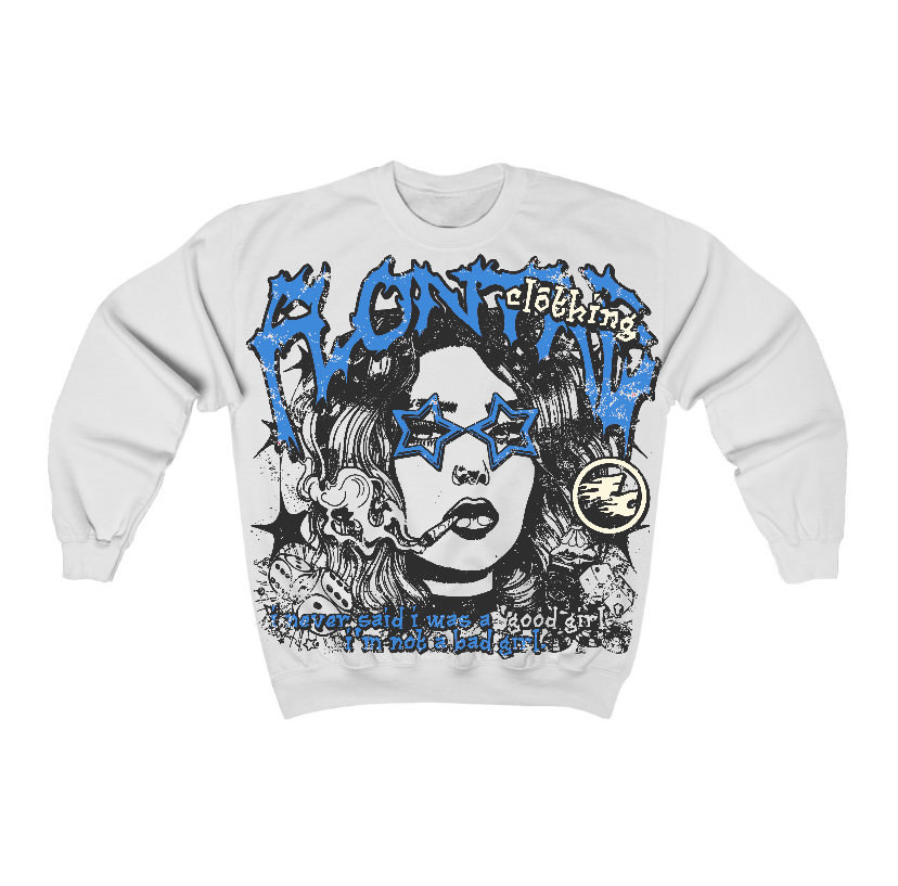 Lucky Shorts 3s Flontae Crewneck Sweatshirt Keep Quiet Graphic