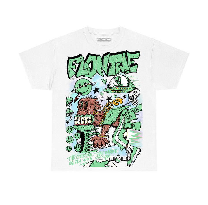 Green Glow 1s Flontae T-Shirt I Believe Graphic
