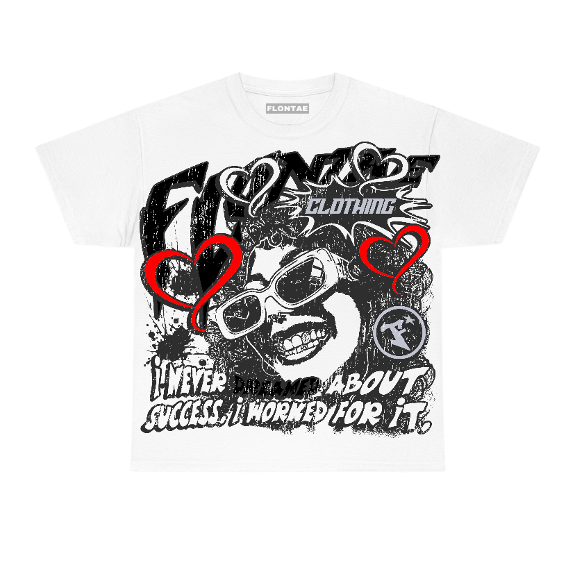 Black Cement 3s Flontae T-Shirt Never Dream Graphic