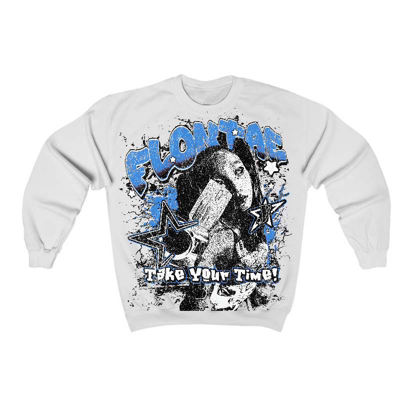 Lucky Shorts 3s Flontae Crewneck Sweatshirt Be Patient Graphic