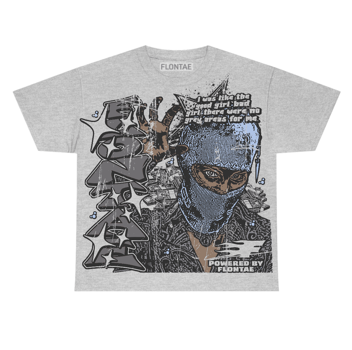 Wolf Grey 5s Flontae T-Shirt Used To This Graphic