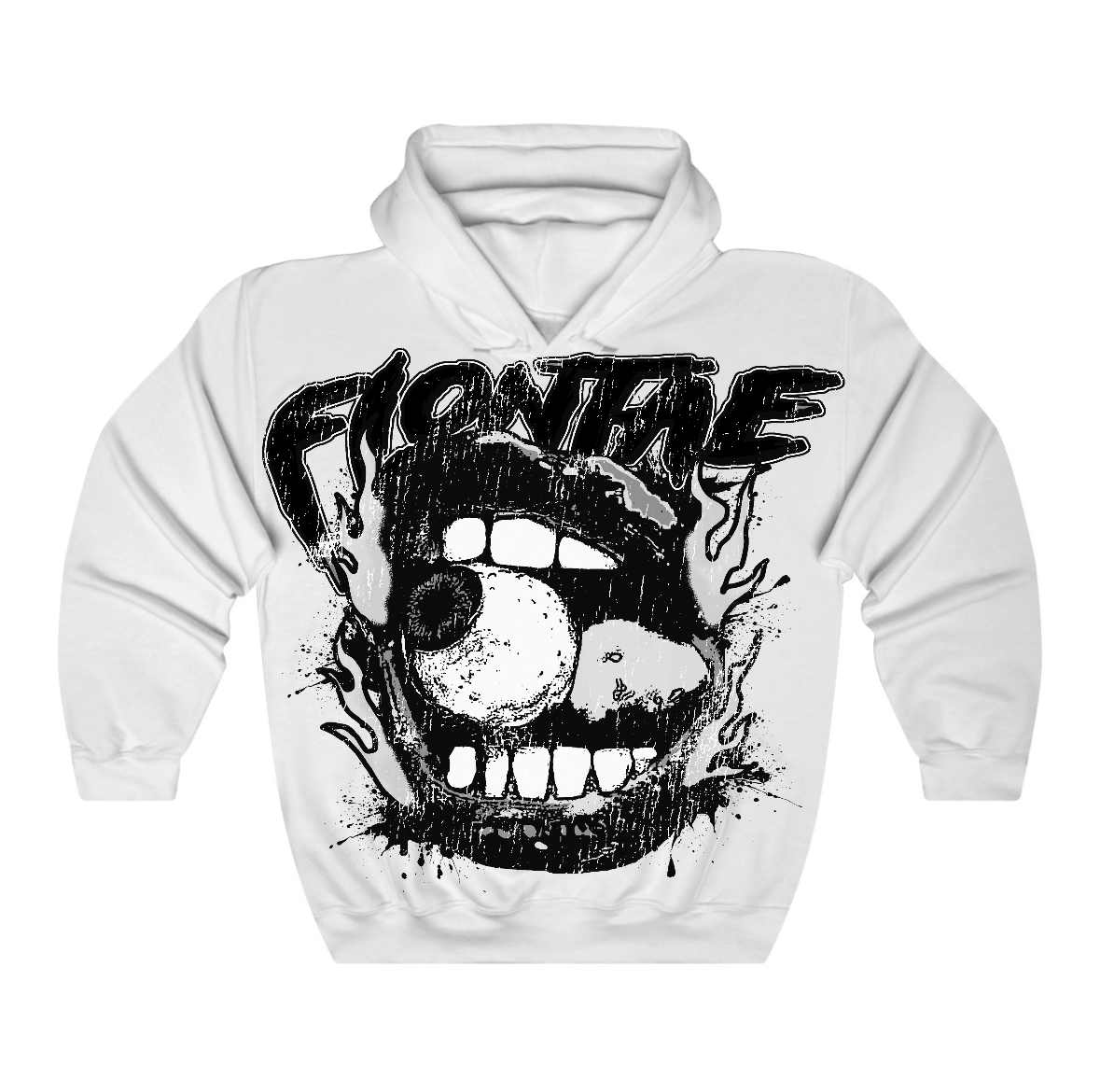 Black Cat 4s Flontae Hoodie Can't Miss Me Graphic