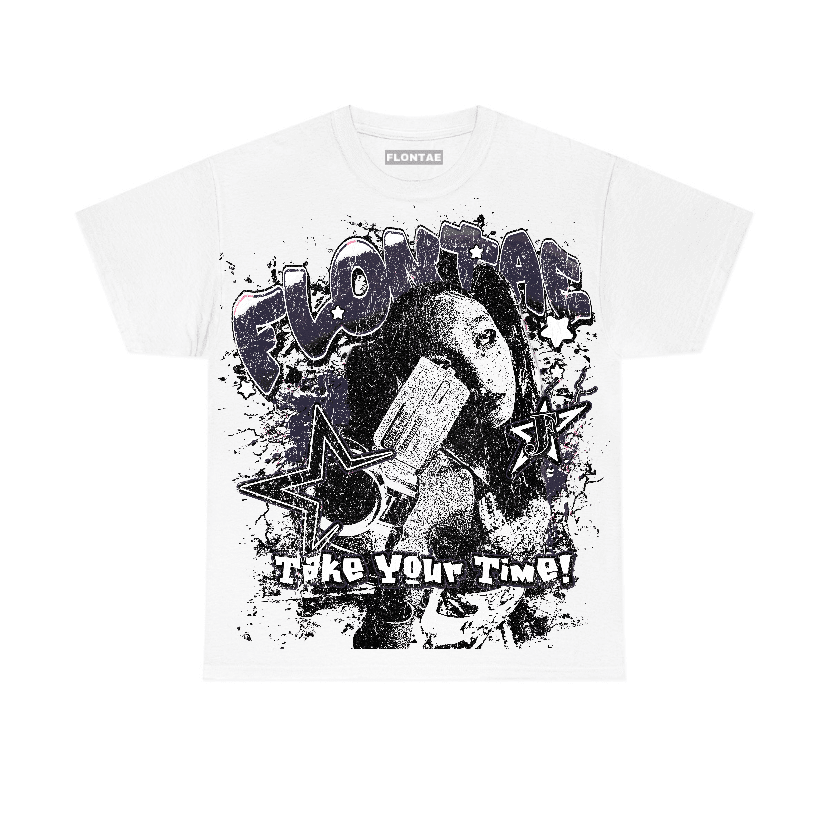 Midnight Navy 1s Flontae T-Shirt Be Patient Graphic