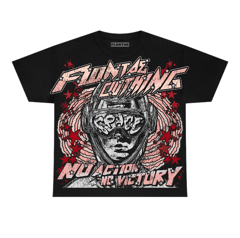 Valentine’s Day 3s Flontae T-Shirt Never Quit Graphic