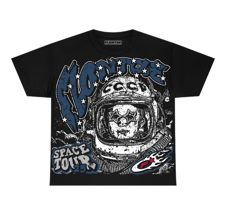 French Blue 12s Flontae T-Shirt Get Around Graphic