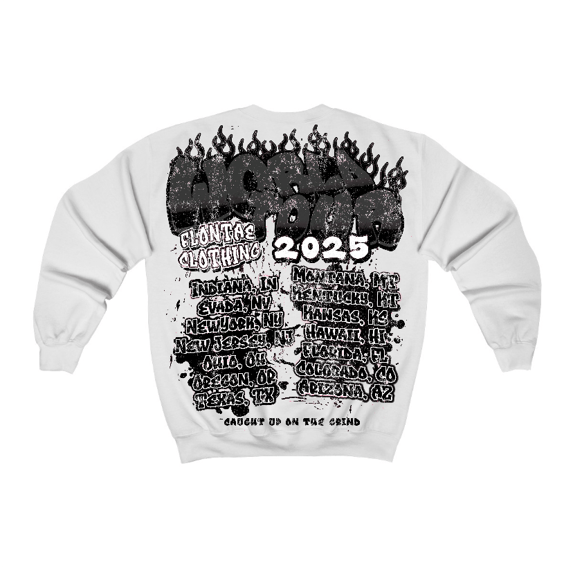 Black Cat 3s Flontae Crewneck Sweatshirt Intelligence Graphic