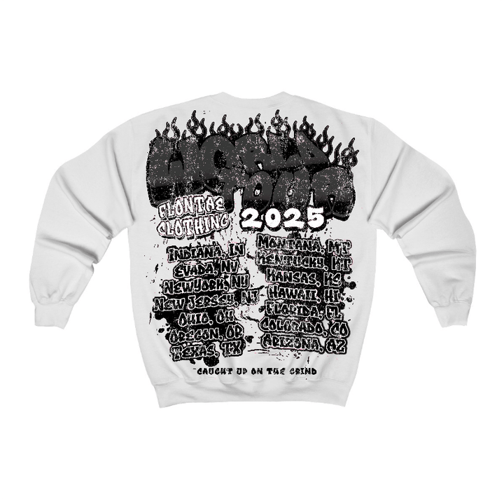 Black Cat 3s Flontae Crewneck Sweatshirt Intelligence Graphic