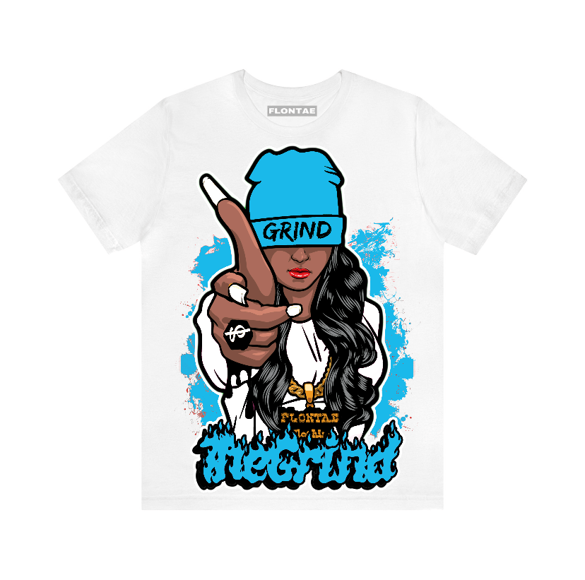 Powder Blue 9s Flontae T-Shirt Grind Graphic