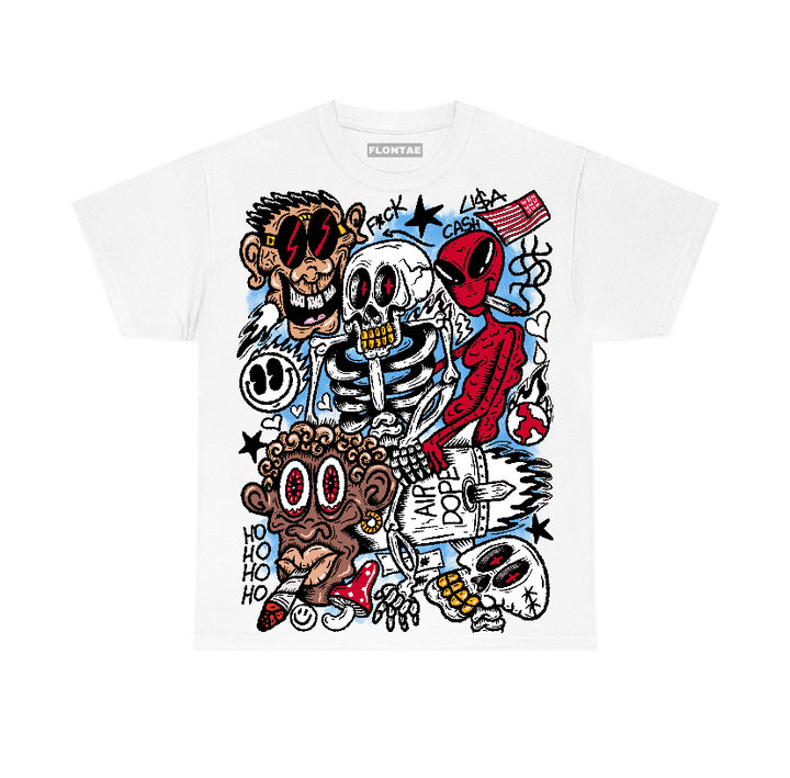Red Taxi 12s Flontae T-Shirt Friends Graphic