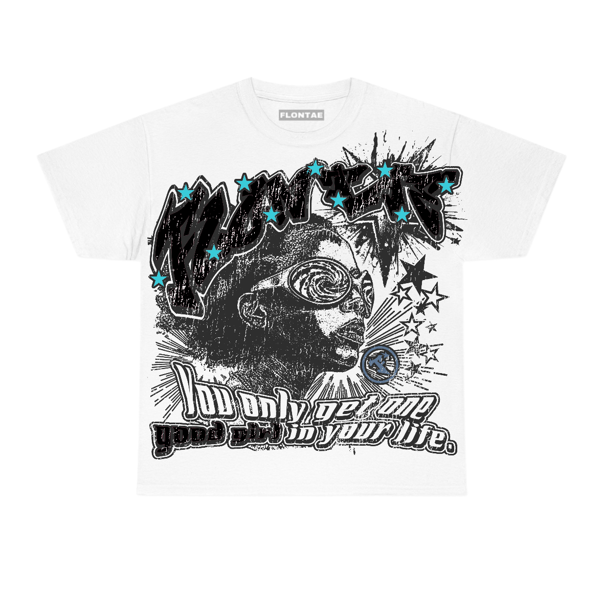 Gamma Blue 11s Flontae T-Shirt Good Girl Graphic