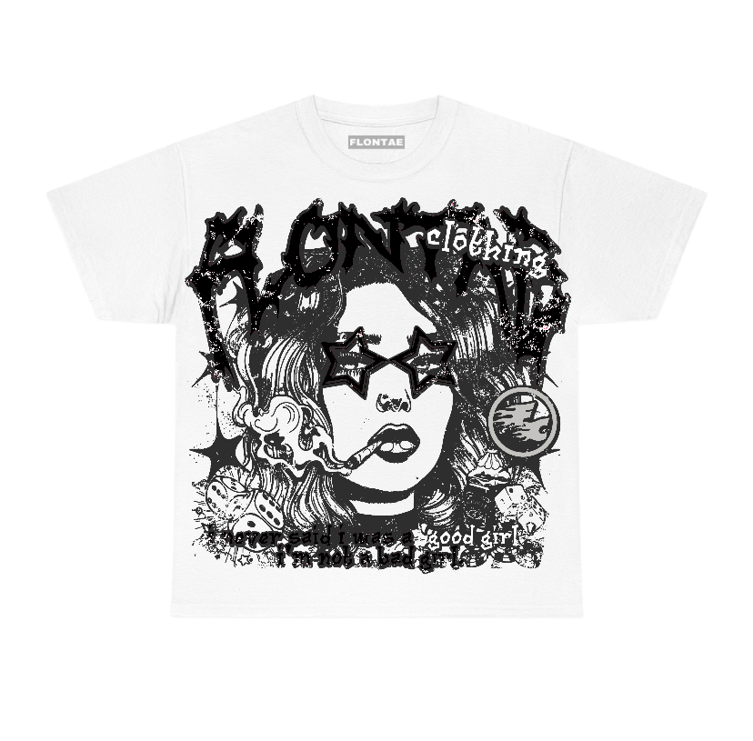 85 Metallic Black 1s Low Flontae T-Shirt Keep Quiet Graphic