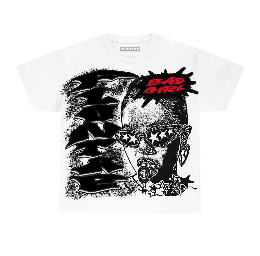 Bred 11s Low Flontae T-Shirt Baddie Graphic