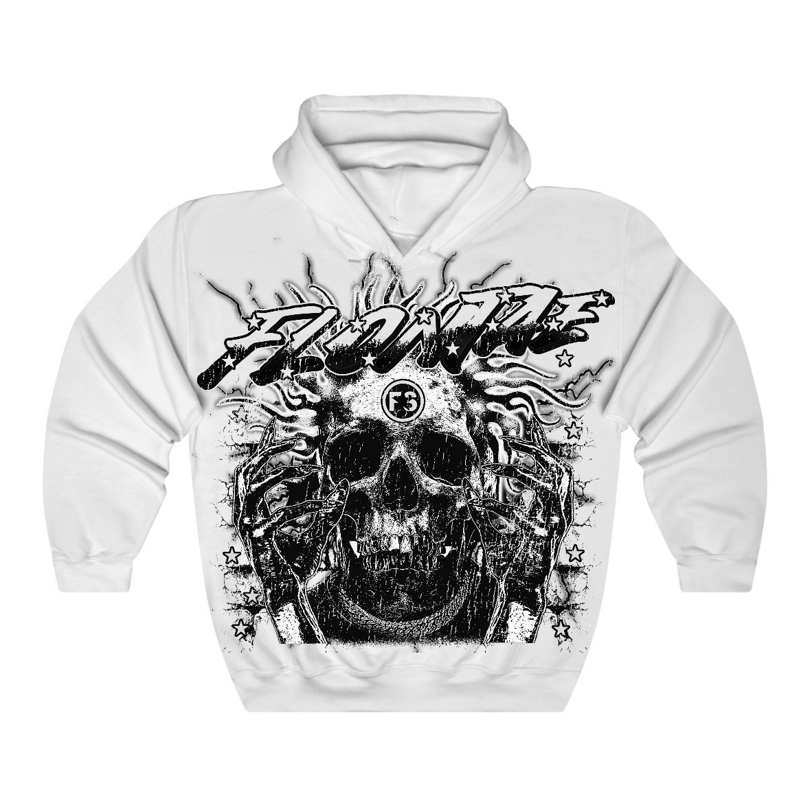Black Cat 4s Flontae Hoodie Overstimulated Graphic