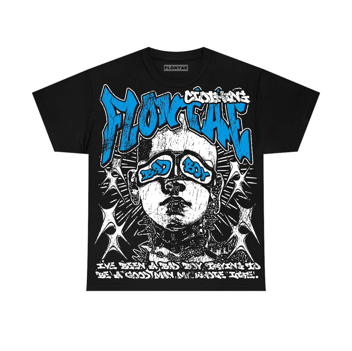 University Blue Reimagined 1s Flontae T-Shirt Be Good Graphic