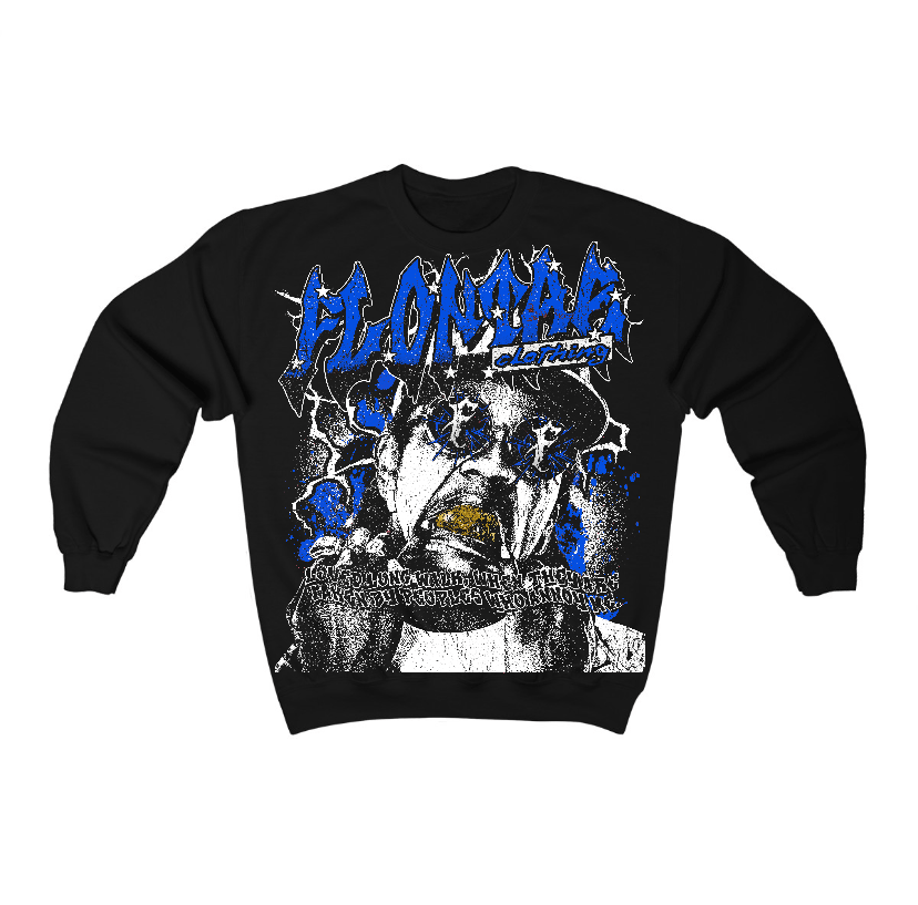 Blueberry 12s Flontae Crewneck Sweatshirt Annoy Graphic